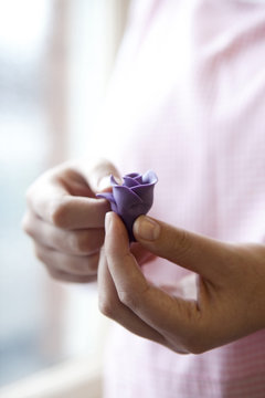 Sugar paste flower