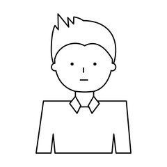 Man cartoon profile