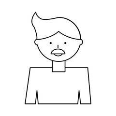 Man cartoon profile