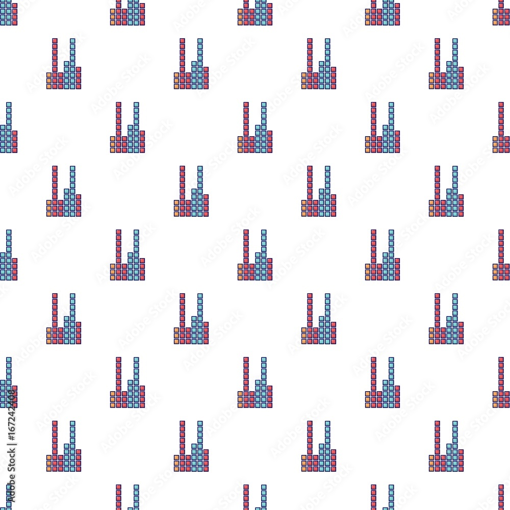 Poster equalizer pattern seamless