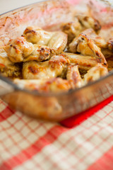 roasted chicken wings