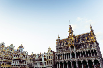Fototapeta na wymiar Cityscape in Brussels Europe - landmark of Brussels