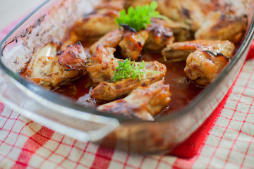 roasted chicken wings