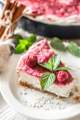 composition with cheesecake