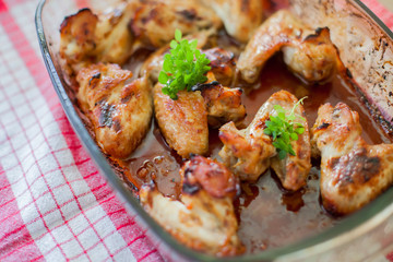 roasted chicken wings