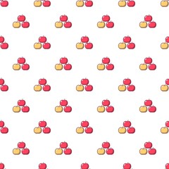 Apples pattern seamless