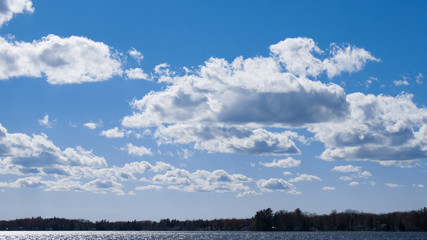Blue Sky on a Spring Day