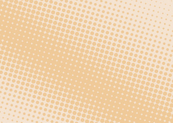 Halftone background. Comic dotted pattern. Pop art retro style. Backdrop with circles, rounds, dots, design element for web banners, posters, cards, wallpapers. Colorful Vector illustration