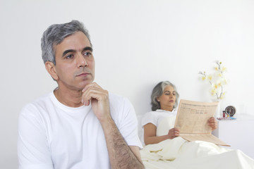 Obraz premium Portrait of a husband and wife