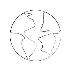 world planet earth icon vector illustration design