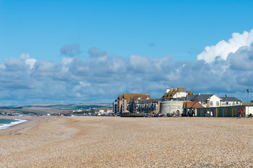 Seaford seafront is a mix of leisure and residential accommodation, punctuated by a Martello Tower...
