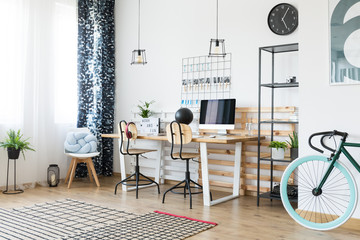 Architect's bright office