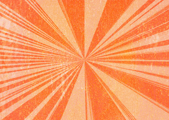 Red ray sunburst style abstract background