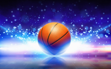 Fototapeta premium Abstract basketball background