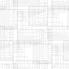 Geometric simple black and white minimalistic pattern, thin lines. Wallpaper, background or texture.
