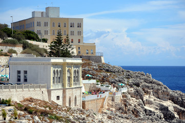 Santa Cesarea terme Santa Cisaria Puglia Italia 圣切萨雷亚泰尔梅 Λουτρό Spa Kylpylä...