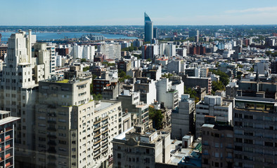 View of Montevideo streets
