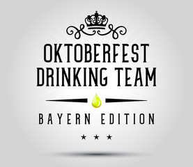 Oktoberfest drinking team
