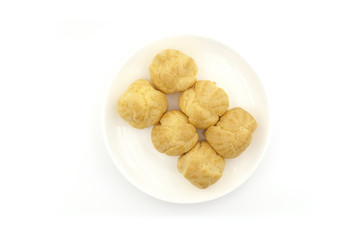 E Clair isolated on white background