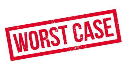 Worst Case rubber stamp. Grunge design with dust scratches. Effects can be easily removed for a clean, crisp look. Color is easily changed.