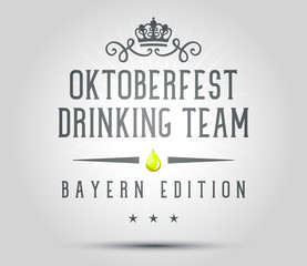 Oktoberfest drinking team bayern