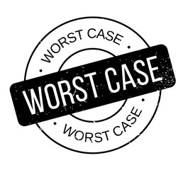 Worst Case rubber stamp. Grunge design with dust scratches. Effects can be easily removed for a clean, crisp look. Color is easily changed.