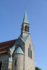 Fototapeta na wymiar Kircher in Staufenberg-Nienhagen