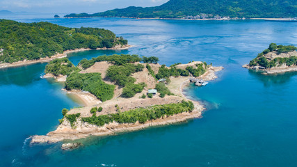 能島（愛媛県今治市／しまなみ海道）　空撮