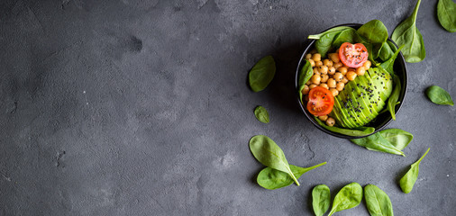 Healthy fresh salad