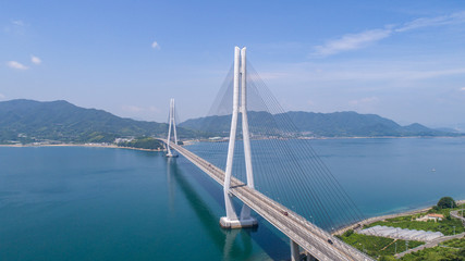 多々羅大橋（しまなみ海道）　空撮