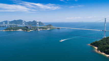 Fototapeta premium 来島海峡 空撮