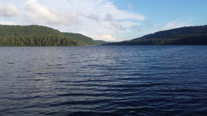 National Park Canada sunset lake