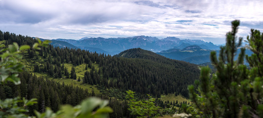 Panorama of Bavarian alps in very high Resolution (10000px)