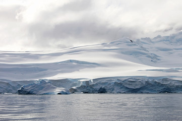 Beautiful glacier, Antarctic ocean, Antarctic Peninsula Antarctica