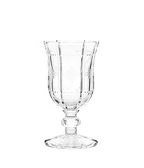 Empty glass isolated on a white
