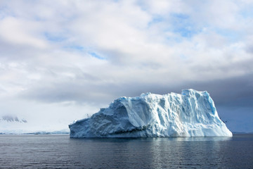 Beautiful iceberg or ice floe, Antarctic ocean, Antarctica