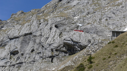 Fototapeta premium Cog Railway at Mount Pilatus
