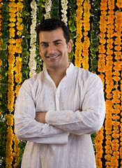 Portrait of an Indian man 