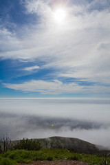 Obraz na płótnie Canvas fog and clouds