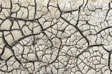 A lifeless land, craquelure