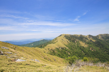 Obraz premium 徳島県 剣山山頂