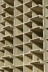 Uncompleted concrete building