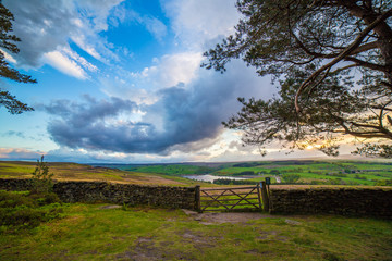 Sunset over Yorkshire Dales