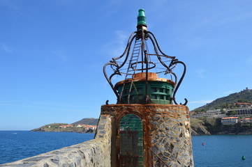 Fototapeta na wymiar Argeles sur mer, Colliour 