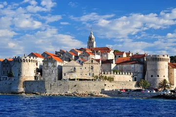 Cercles muraux Travaux détablissement Korcula Korcula abrite le fort