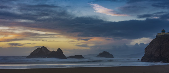 Ocean Beach Sunset at the Cliffhouse