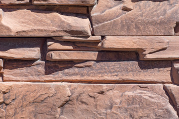 Textured background: old brick wall pattern.