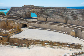 the roman amphitheatre in tarragona