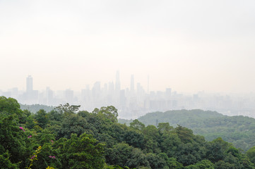 Landscape of Guangzhou city