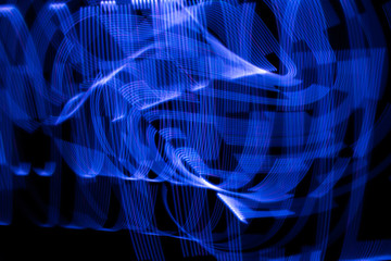 Light painting abstract background.